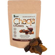 If you have a large chaga mushroom, it's best to break it up into small pieces; Chaga Raw Pieces Chunks Chaga Mushroom Benefits Sayan Chaga