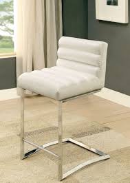 Livada Ii White Counter Height Chair Set Of 2 Counter Height Chairs Furniture Contemporary Dining Chairs