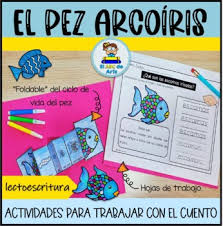 El pez arco iris rbf co uk pfister marcus books. El Pez Arco Iris Worksheets Teaching Resources Tpt