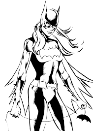 1 (dc comics coloring book). Batgirl Coloring Pages Coloring Rocks