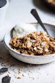 Katerina maldonado sums it up: Easy Vegan Gluten Free Apple Crisp Crumble Food Faith Fitness