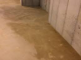Concrete is a porous substance and requires air circulation. New Construction Wet Basement