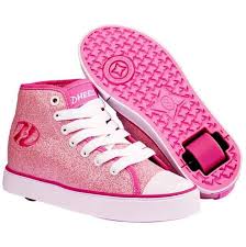 Black And Hot Pink Heelys Heelys Girls Shoes Kids Roller Shoes Little Girl Shoes