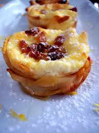 Apple Wrapped Ricotta Tarts Proud Italian Cook Sweet Recipes Recipes Yummy Food
