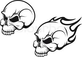 Simple Flaming Skull Tattoo Designs Skull And Rose Drawing Skulls Drawing Owl Tattoo Design