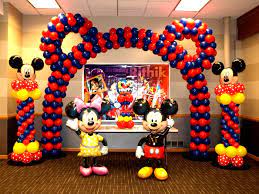 Get creative ideas for the cake, desserts, food, decorations, invitation, party supplies, and more! Balloon Decoration Mickey Mouse Theme Novocom Top