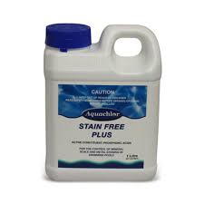 This natural stain remover contains a blend of industrial strength ascorbic acid to quickly remove metal staining without adding phosphates to your water. Aquachlor Stain Free Plus 1 Litre