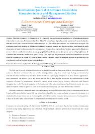 How to consistently win a procurement rfp (request for proposal in business). Pdf E Commerce Concept And Design International Journal Of Advance Research In Computer Science And Management Studies Ijarcsms Ijarcsms Com Academia Edu