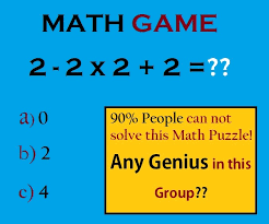 Math riddles if you are looking for maths riddles with answers you are in the right place. 2 2x2 2 Basic But Tricky Math Puzzles With Answers