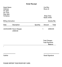 Maybe you would like to learn more about one of these? 15 Free Hotel Receipt Invoice Templates Word Pdf