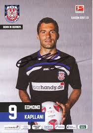 Born in durrës, albania, kapllani began his career with ks teuta durrës, kf partizani tirana and ks besa kavajë in the albanian superliga. Kelocks Autogramme Edmond Kapllani 2012 2013 Fsv Frankfurt Fussball Autogrammkarte Original Signiert Online Kaufen