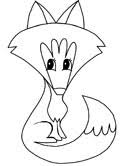 Just click on the printer icon in the upper right corner of the coloring. Fox Coloring Pages