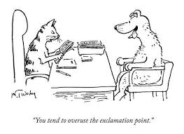 Overuse Of The Exclamation Point By Mike Twohy In 2021 New Yorker Cartoons The New Yorker Cartoon