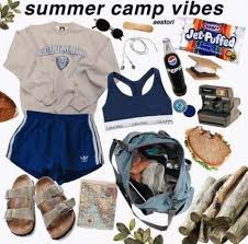 Layer this graphic tee with lo Summer Camping Outfits In 2021 Summer Camping Outfits Summer Camp Outfits Camping Outfits