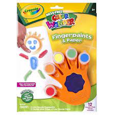 Crayola Color Wonder Fingerpaints Paper
