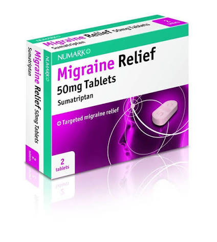 Sumatriptan 50mg Migraine Tablets | 2 Pack | Buy Online | Greendock Pharmacy UK