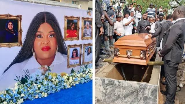 Obsèques d'Allwell Ademola : Famille et amis réunis pour les derniers adieux de l'actrice de Nollywood - BBC News Pidgin