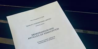 A memorandum of association is a document that regulates a company's external affairs. How To Amend A Company S Articles Of Association