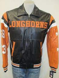 Men Texas Longhorns Ncaa Leather Jacket Jackets Leather Jacket Jacket Sale