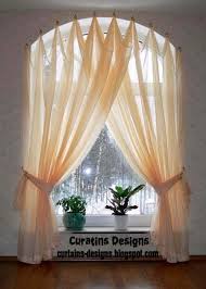 Arched Windows Curtains On The Hooks Arched Windows Treatmentes Curtains For Arched Windows Arched Window Treatments Diy Window