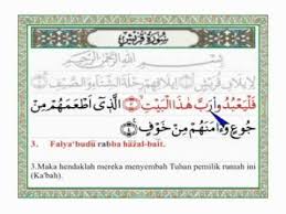 Baca surat quraisy lengkap bacaan arab, latin & terjemah indonesia. Quraisy Arab Latin Dan Terjemahannya Youtube