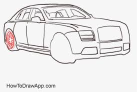 Lines should be very light. Rolls Royce Line Sketch Hd Png Download Kindpng