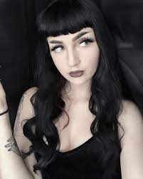 Horrorhailey Goth Hair Curly Hair Styles Naturally Black Curly Wig