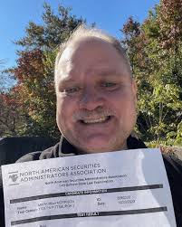 Congratulations Mark for passing your Series 63 and becoming Securities  licensed 🤩💥🤩💥