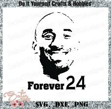 Download Kobe Bryant Forever 24 New Custom Designs Svg Files Cricut Silhouette Studio Digital Cut Files Infusible Ink