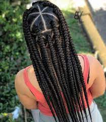 20 Triangle Braids Hairstyles Braided Hairstyles Triangle Braids Hair Styles Triangle Part Braids