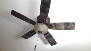 Finished Fan Modge Podged Camo Fabric Onto Ceiling Fan Blades Ceiling Fan Boys Room Decor Camo Rooms