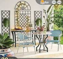 Customized Outdoor Patio Wicker Rattan French Bar Chair Dining Chair  Furniture