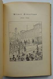 Wo sind die Zeiten.... Zehn Jahre Wien in Skizzen. Einbandzeichnung u.  Illustrationen v. Walter Essenther, Marie Bucek u. Marianne Niemtschik