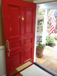 all american red door with flag house exterior red door house red door