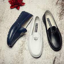 Find embroidery logo from a vast selection of men's shoes. Leisure Casual Men S Fashion Crown Logo Details Slip On Peas Covered Shoes Men S Fashion Footwear On Carousell