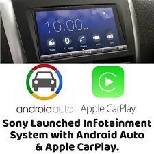 Sony Infotainment System With Android Auto Apple Carplay Sony Sony Entertainment Android Android 21 Apple Infotainment System Infotainment Carplay