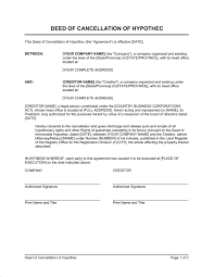 contract cancellation form template
