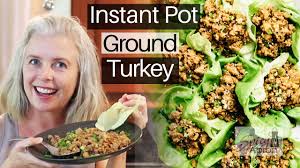 This is the simplest recipe with the smallest ingredient list: Instant Pot Ground Turkey Lettuce Wraps Easy Weeknight Meal Youtube