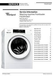 whirlpool fscr10427 washing machine service manual washing machine service washing machine whirlpool washing machine