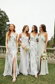 The 2020 Bridesmaid Trends Your Girls Want To Wear Junebug Weddings In 2020 Sage Bridesmaid Dresses Floral Bridesmaid Dresses Mismatched Green Bridesmaid Dresses