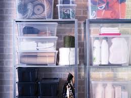 Samla Box With Lid Clear 11x7 X5 169 Oz Ikea Ikea Lack Wall Shelf Ikea Ikea Storage Solutions