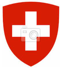 Bandiera de la svizra) displays a white cross in the centre of a square red field. Schweiz Suisse Wappen Flagge Kreuz Wandsticker Basel Genf Arme Myloview De