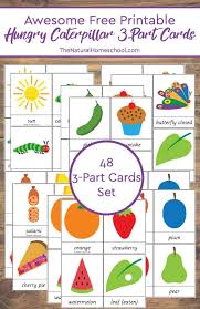 Report the very hungry caterpillar. Free Hungry Caterpillar Printable 3 Part Cards Thrifty Homeschoolers
