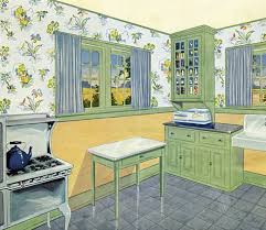 Kitchen colors were bright and cheerful, reflecting the prosperity of the period. A Brief History Of Kitchen Design From 1900 To 1920 Apartment Therapy