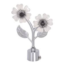 Pince abdo wood curtain rod finials forging curtain rods curtain bracket diy tieback white curtains foil curtain holdbacks hooks tatum. Off White Flower Curtain Rod Finials Online In India At Low Cost Curtain Rods Flower Curtain Finials For Curtain Rods