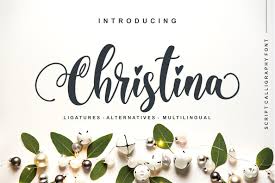 The fonts collection section is the place where you. Christina 999083 Calligraphy Font Bundles
