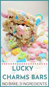 Lucky Charms Bars How To Make Rice Crispy Treats Recipe In 2020 Charms Bar Crispy Treats Rice Krispy Treats Recipe