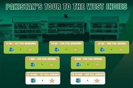 July 04, 2021, 13:49 ist; Pakistan Tour To West Indies 2021 Schedule Khilari