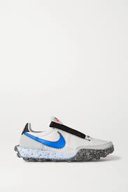 Dog crate replacement parts tonymcskill vip. White Waffle Racer Crater Leather And Suede Trimmed Shell Sneakers Nike Net A Porter