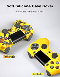 Soft Silicone Gel Rubber Case Cover For Sony Playstation 4 Ps4 Controller Protection Case For Ps4 Pro Slim Gamepad In 2020 Soft Silicone Rubber Case Playstation